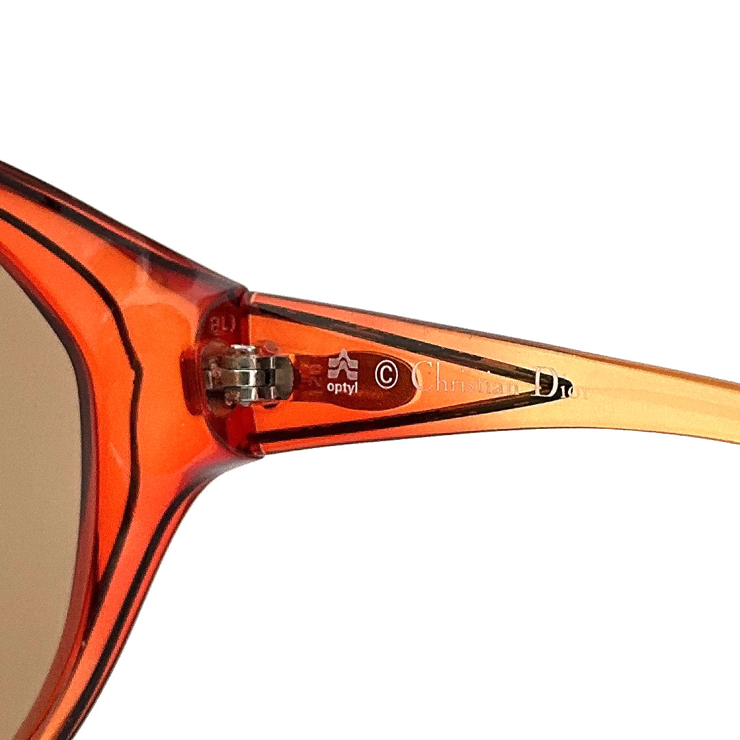 Vintage 70s Christian Dior Oversized Sunglasses Mod 2045 Size XL Made in Germany