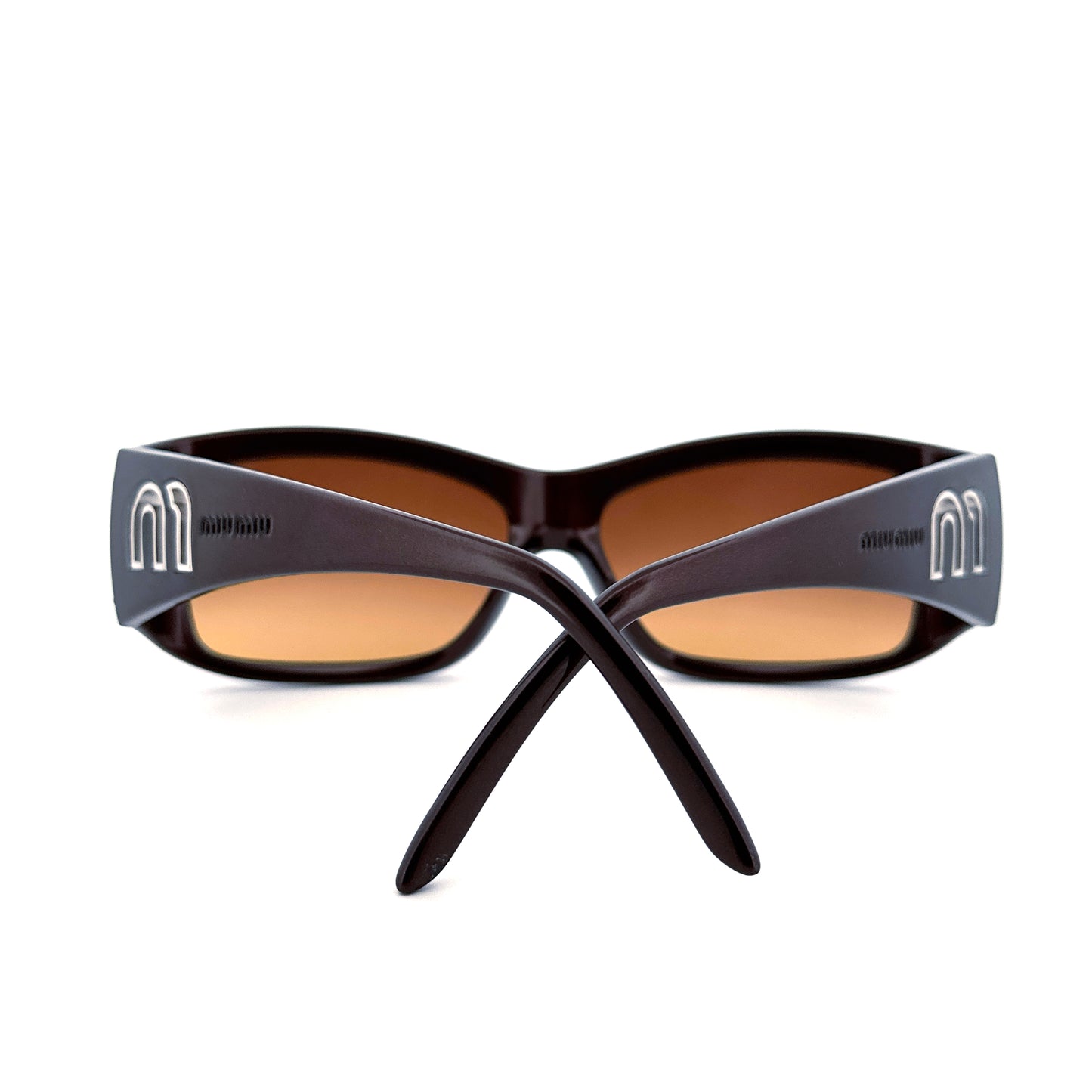 Vintage Y2K Miu Miu Glitter Sunglasses - Small/Medium - Made in Italy
