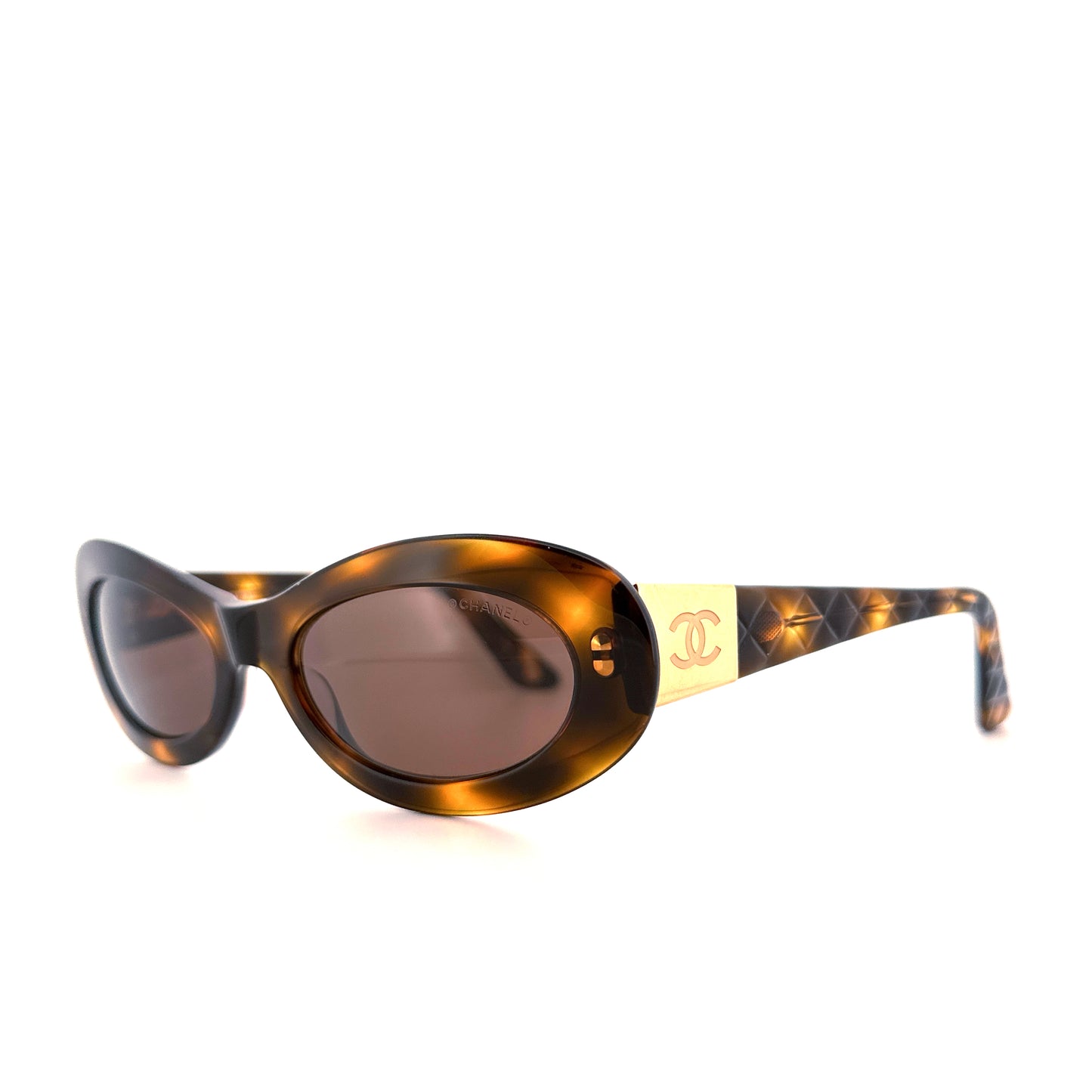 Rare Vintage 90s Chanel Sunglasses - Medium - Made in Italy