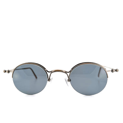Vintage 90s Jean Paul Gaultier 55-7106 Oval Sunglasses Size M JPG Made in Japan