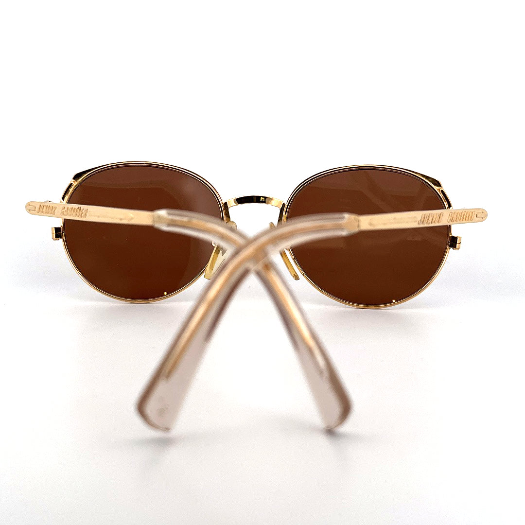 Vintage 90s Junior Gaultier 57-2173 Oval Sunglasses Made in Japan