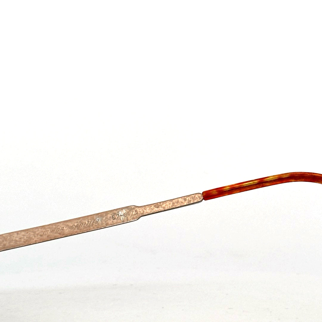 Vintage 90s Junior Gaultier 57-3175 Oval Sunglasses Made in Japan