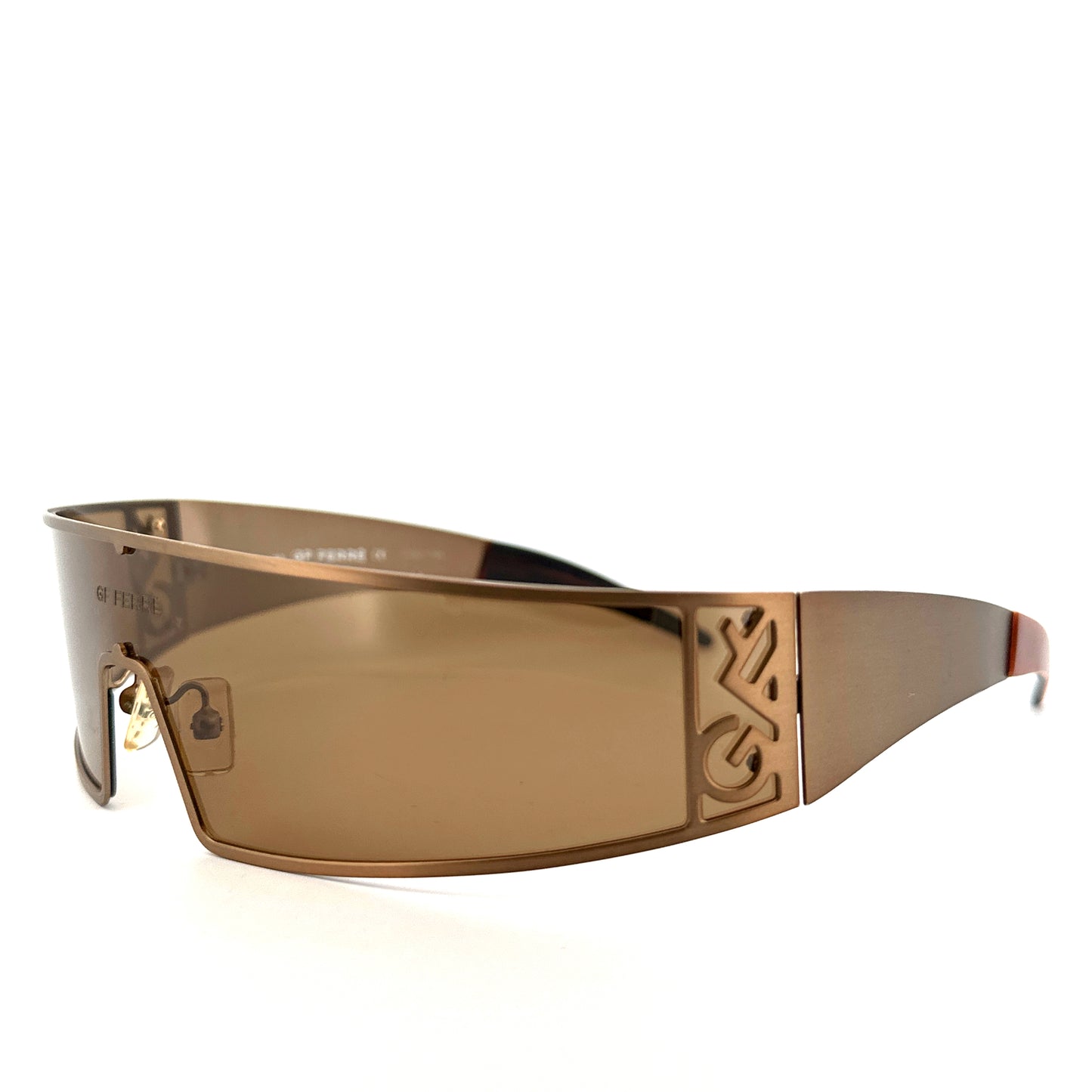 Vintage 90s GF Ferre Mask Sunglasses - Medium - Made in Italy