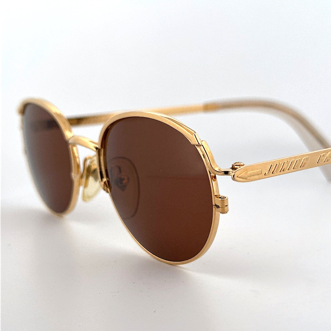 Vintage 90s Junior Gaultier 57-2173 Oval Sunglasses Made in Japan