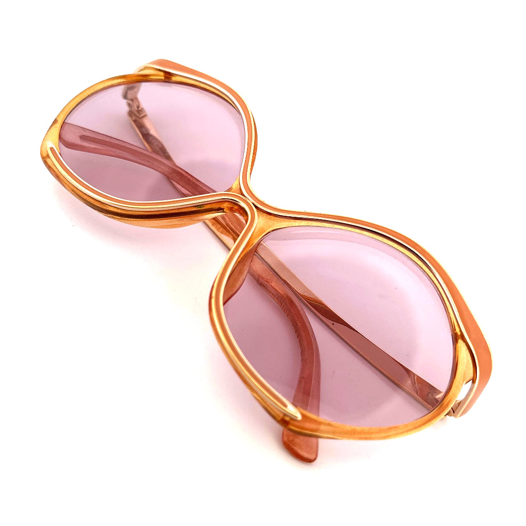 Vintage 70s Christian Dior 2085 Sunglasses Oversized Women's Medium Made in Austria