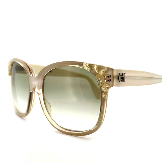 Vintage 70s Emanuel Kahn Paris Oversized Sunglasses Mod 8080 Women’s Medium Made in France