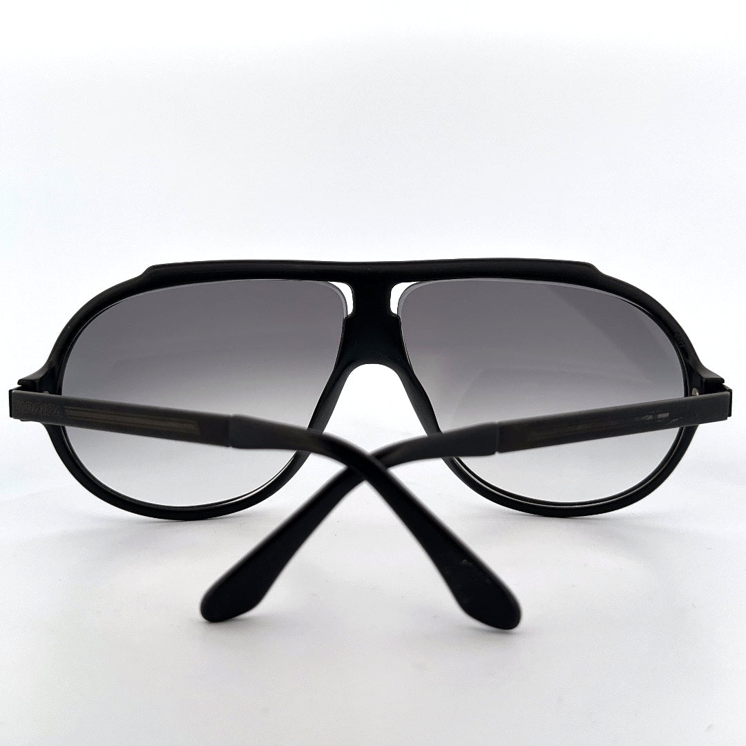 Vintage 80s Carrera Sunglasses Mod 5512 Miami Vice Black - Large - Made in Austria