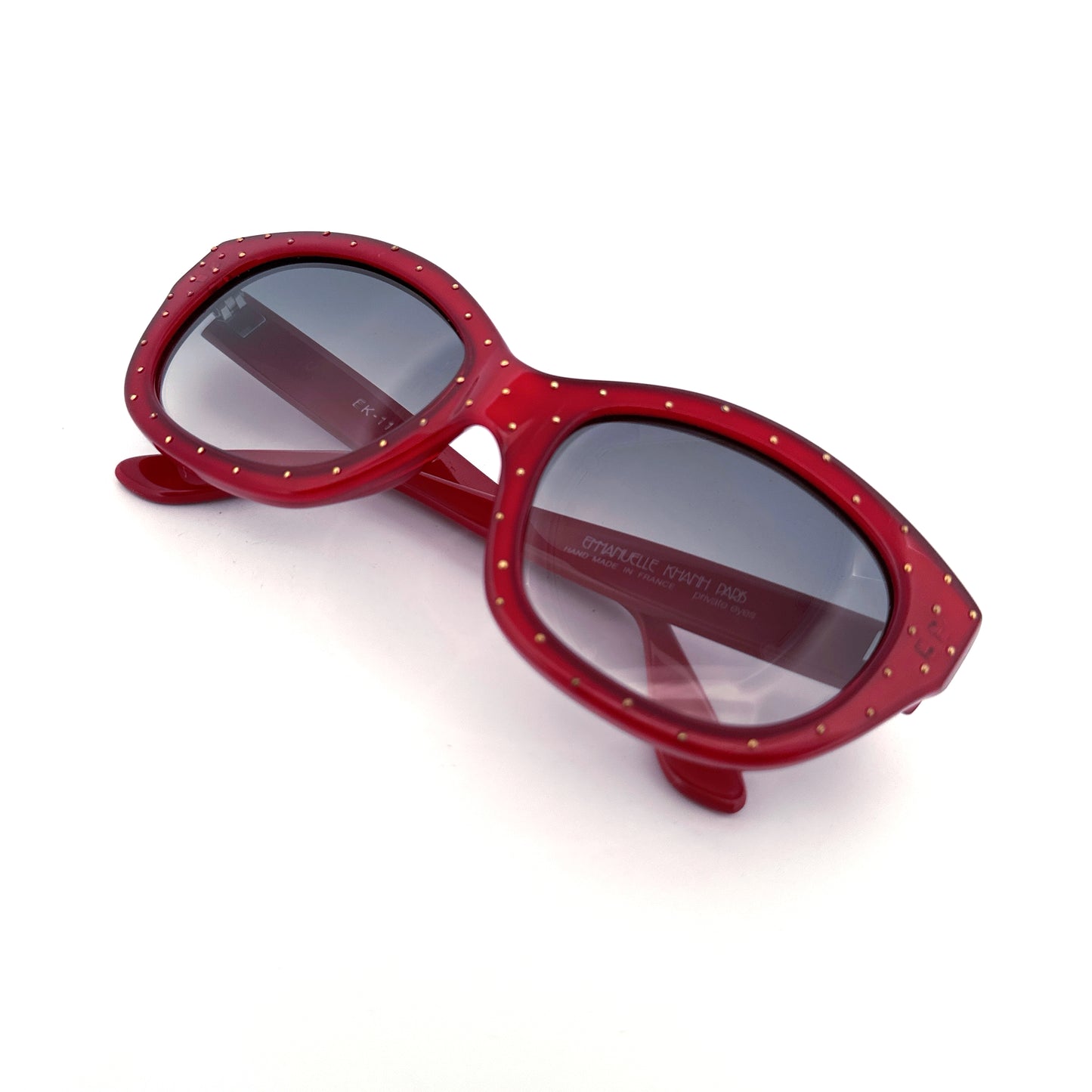 Vintage 80s Emmanuelle Khanh Sunglasses - Medium - Made in France