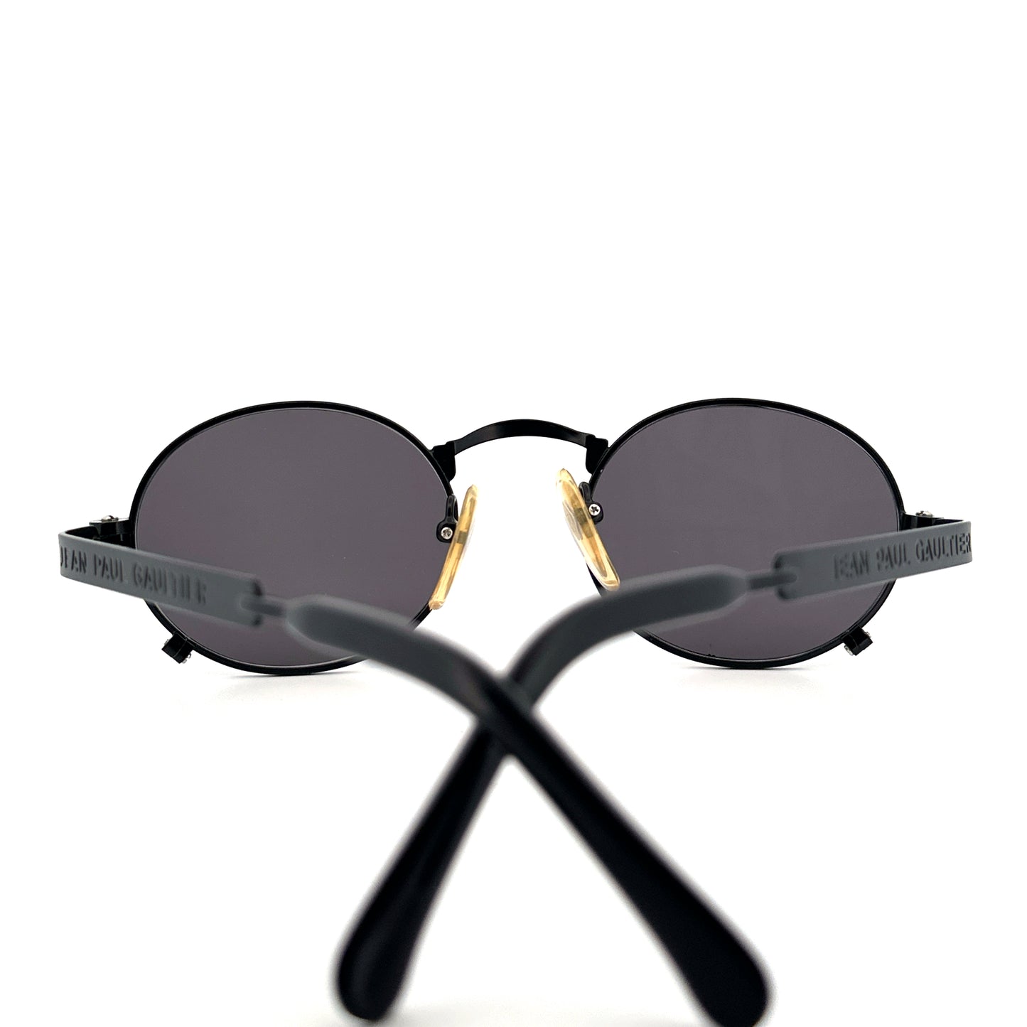 Vintage 90s Jean Paul Gaultier 56-1173 Oval Sunglasses - Large - JPG Made in Japan