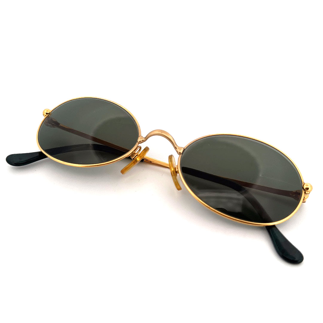 Vintage 90s Cartier Filao Oval Sunglasses - Medium - Made in France