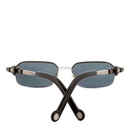 Vintage 90s Jean Paul Gaultier 56-0002 Sunglasses Adjustable Temple Buckle JPG Made in Japan