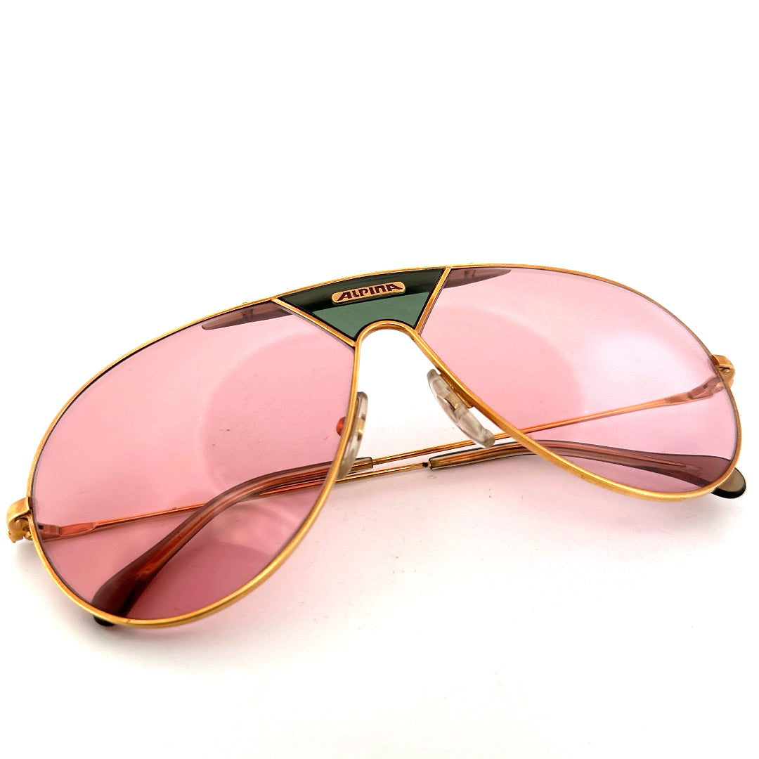 Vintage 80s Alpina TR4 Sunglasses - Medium - Made in W Germany