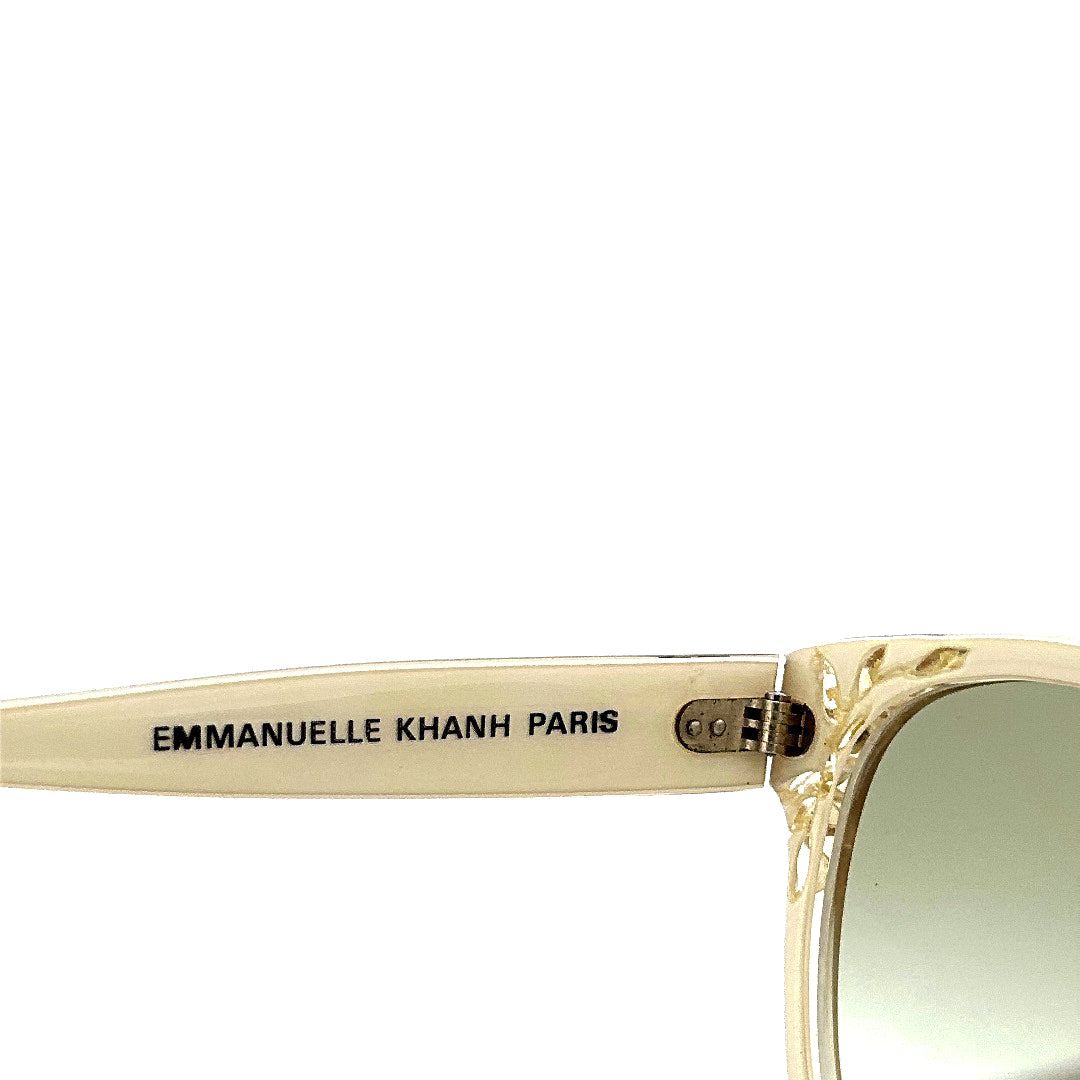 Vintage 70s Emanuel Kahn Paris Oversized Sunglasses Mod 8080 Women’s Medium Made in France