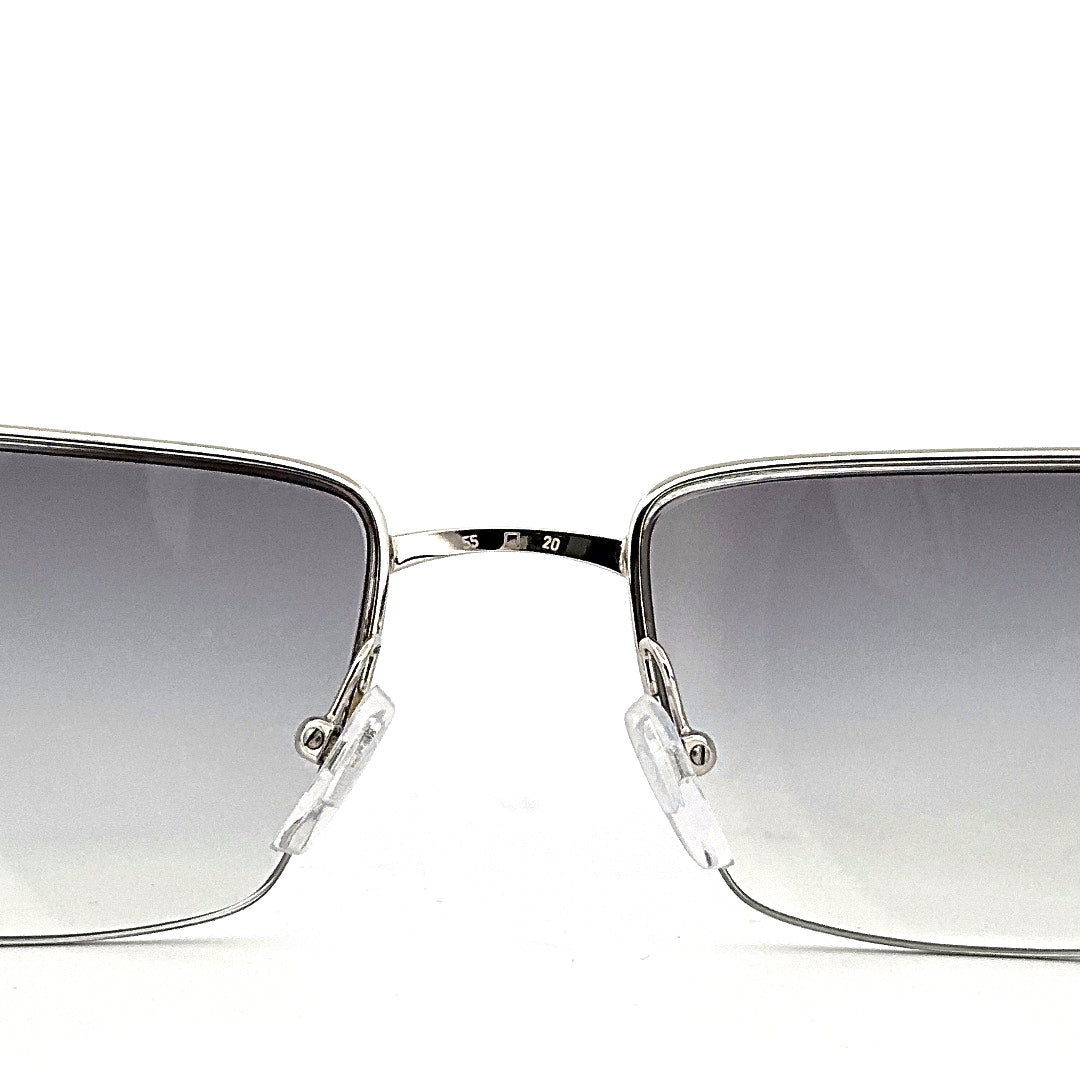 Vintage Cartier C Decor Sunglasses Mod Alghero Semi Rimless Size Medium Made in France
