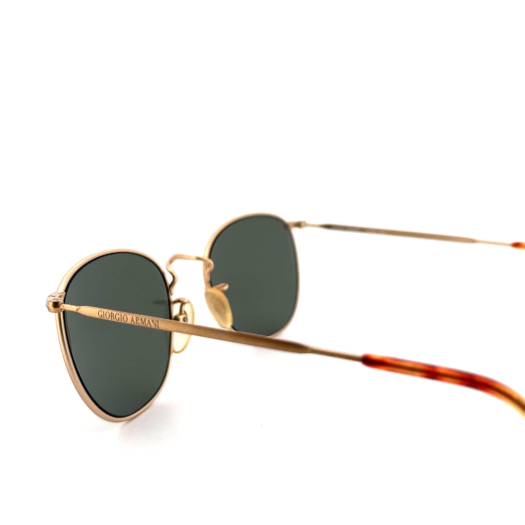 Vintage 90s Giorgio Armani Off Round Sunglasses Mod 703 Made in Italy