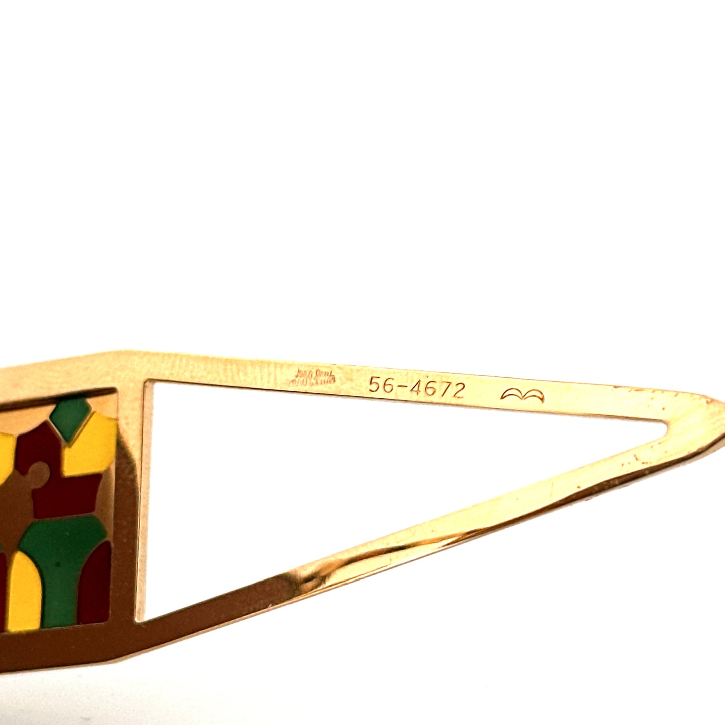 Vintage 90s Jean Paul Gaultier Oval Sunglasses Mod 56-4672 - Medium - JPG Made in Japan