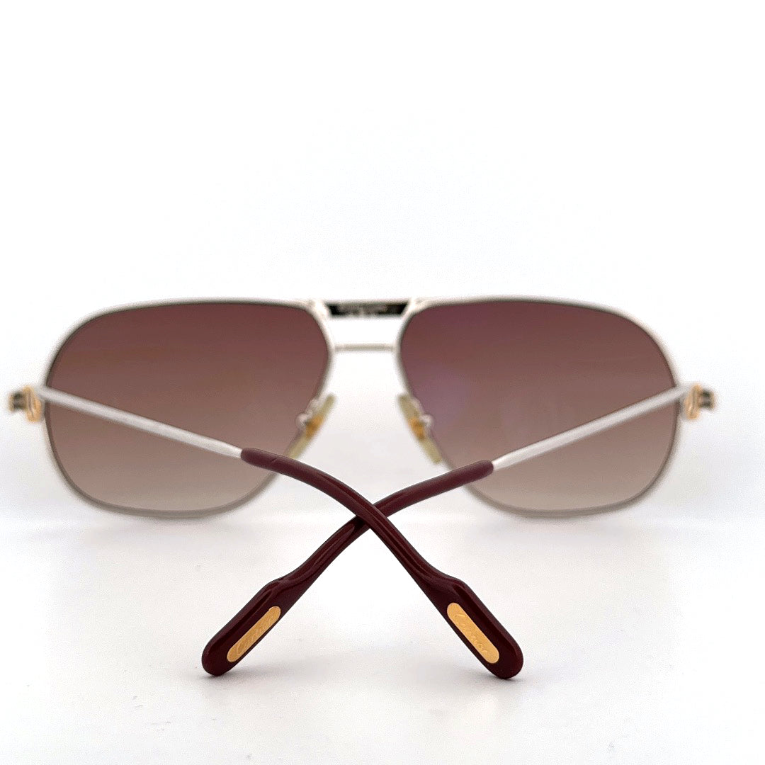 Vintage 1988 Cartier Tank Sunglasses Size Medium Made in France