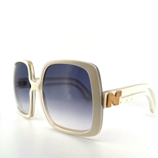 Vintage 70s Nina Ricci Paris Oversized Sunglasses Mod NR67 Hand Made in France