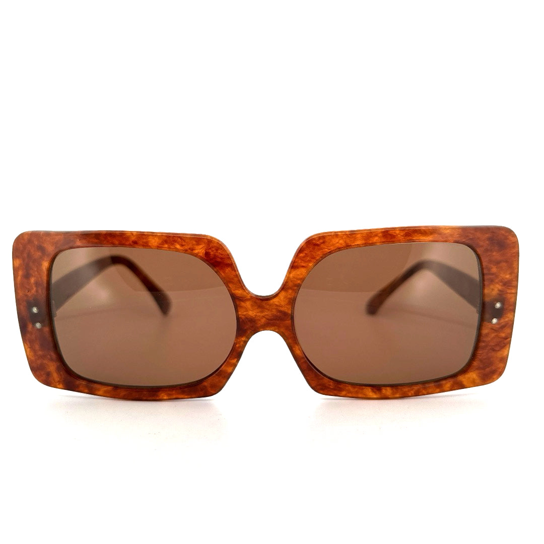 Vintage 60s Pierre Cardin Oversized Square Sunglasses Made in France