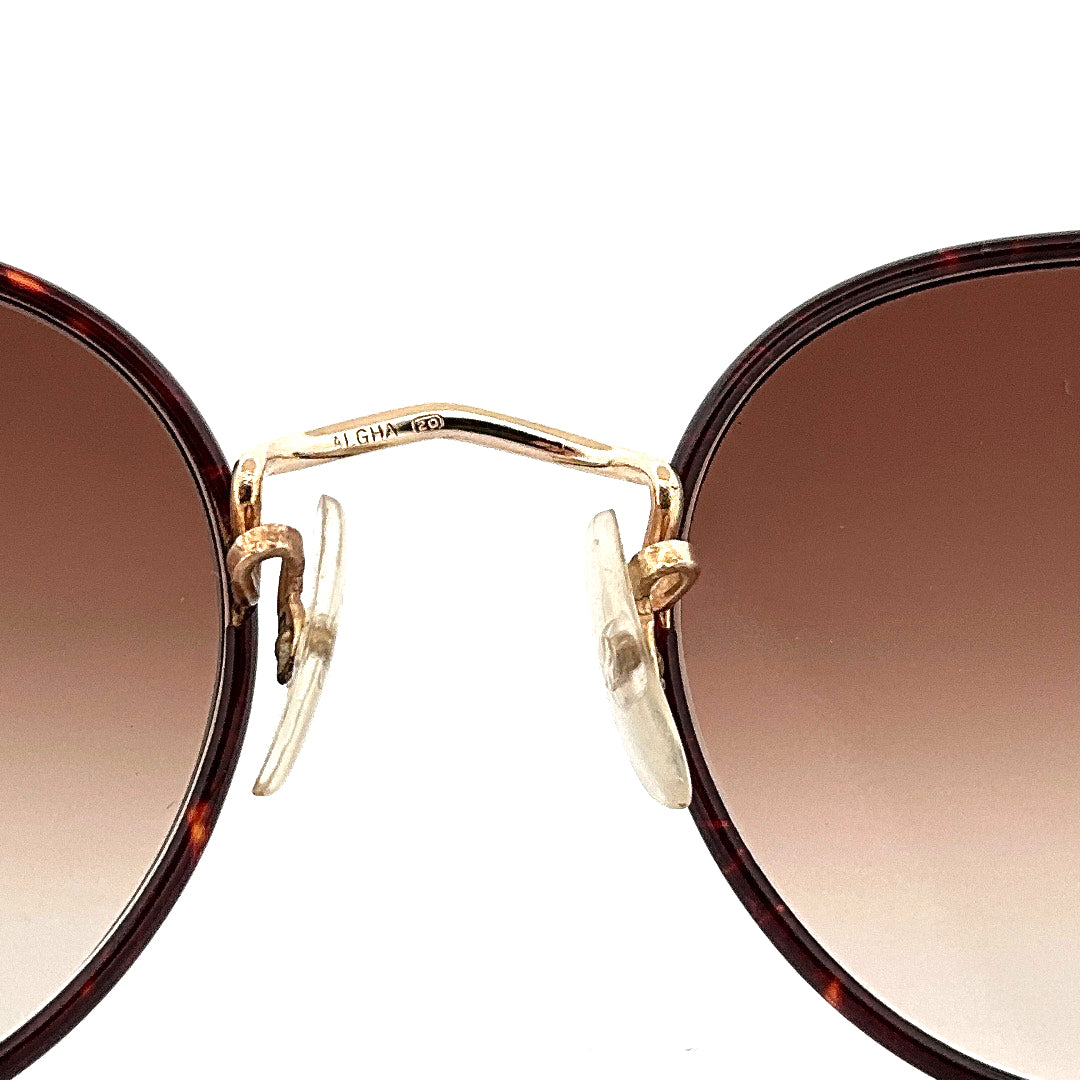 Vintage Algha 20 Gold Filled Sunglasses Off Round - Small - Made in England