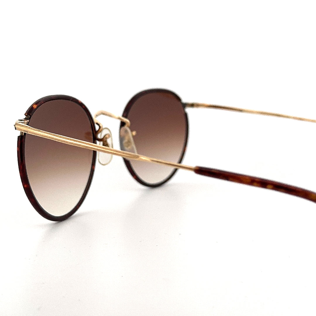 Vintage Algha 20 Gold Filled Sunglasses Off Round - Small - Made in England