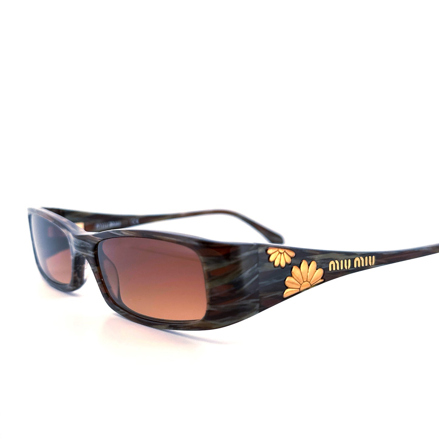 Vintage Y2K Miu Miu Sunglasses - Small - Made in Italy