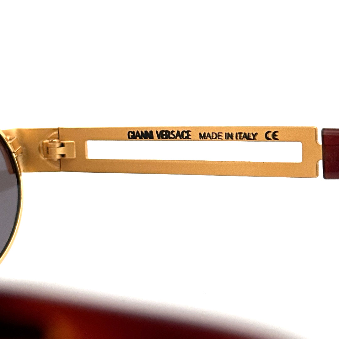 Vintage 90s Gianni Versace S68 Sunglasses - Medium - Made in Italy