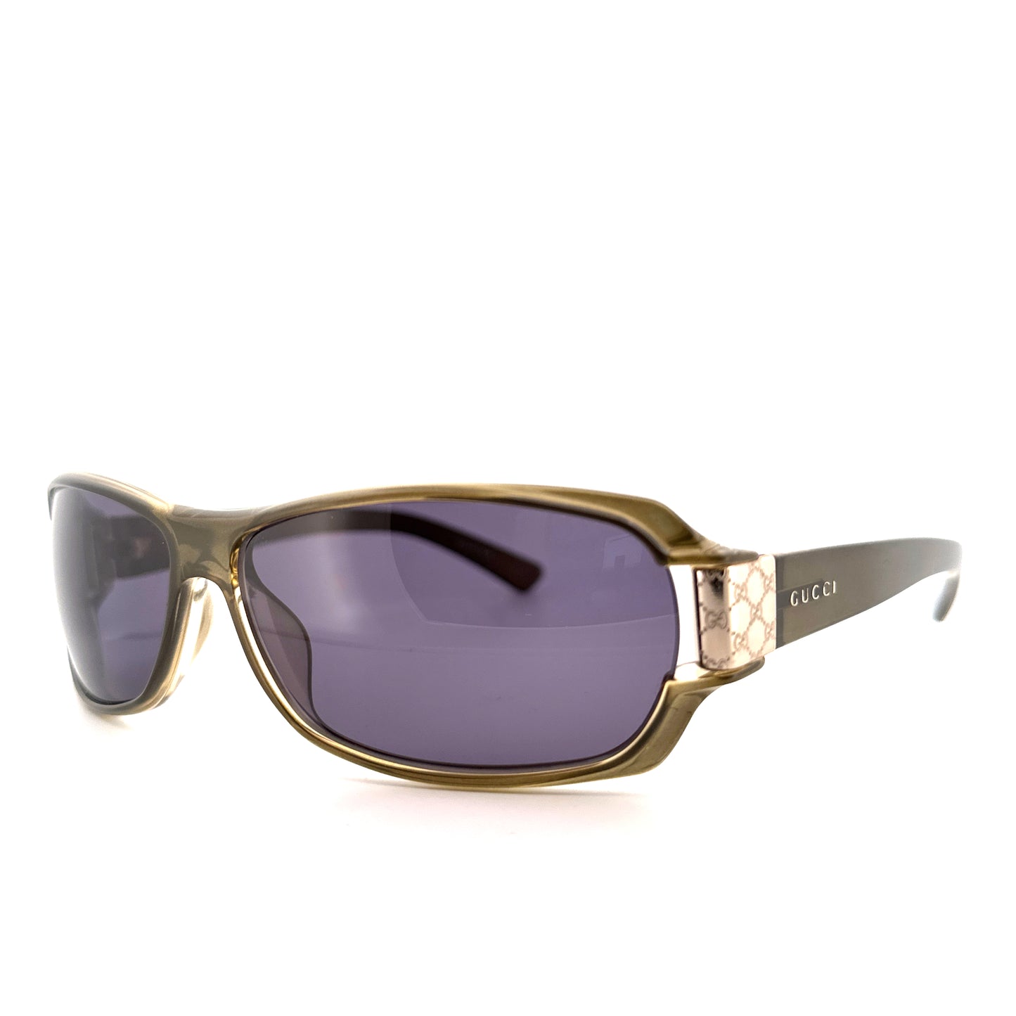 Vintage 90s GG 2547/S Gucci Clear Sunglasses - Medium - Made in Italy