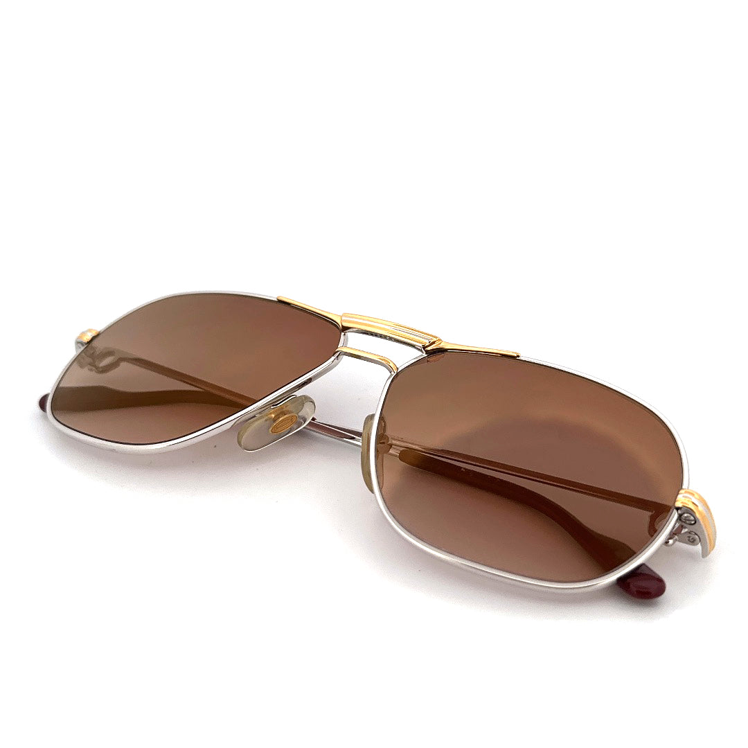 Vintage 1988 Cartier Tank Sunglasses Size Medium Made in France