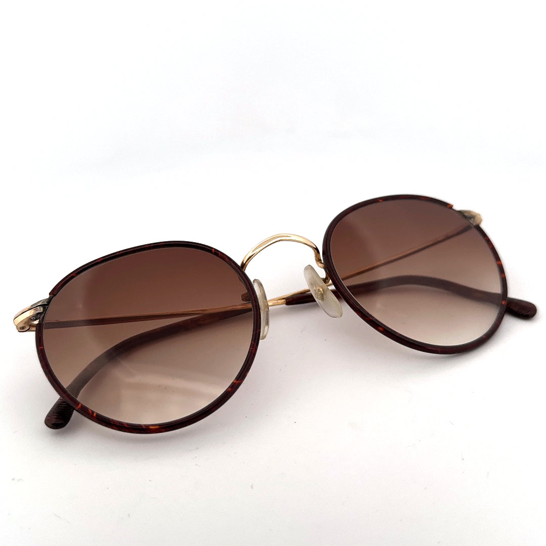 Vintage Algha 20 Gold Filled Sunglasses Off Round - Small - Made in England