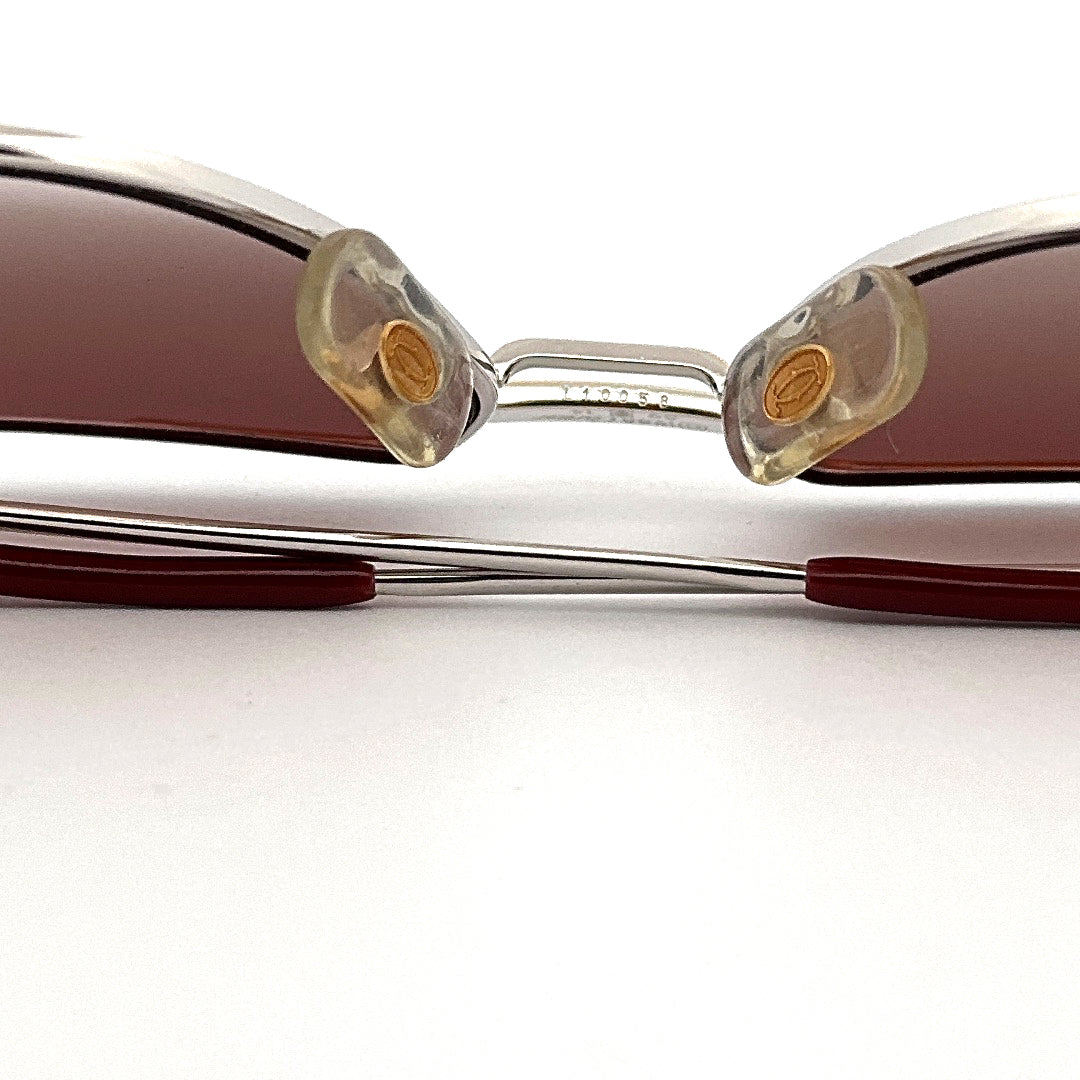 Vintage 1988 Cartier Tank Sunglasses Size Medium Made in France