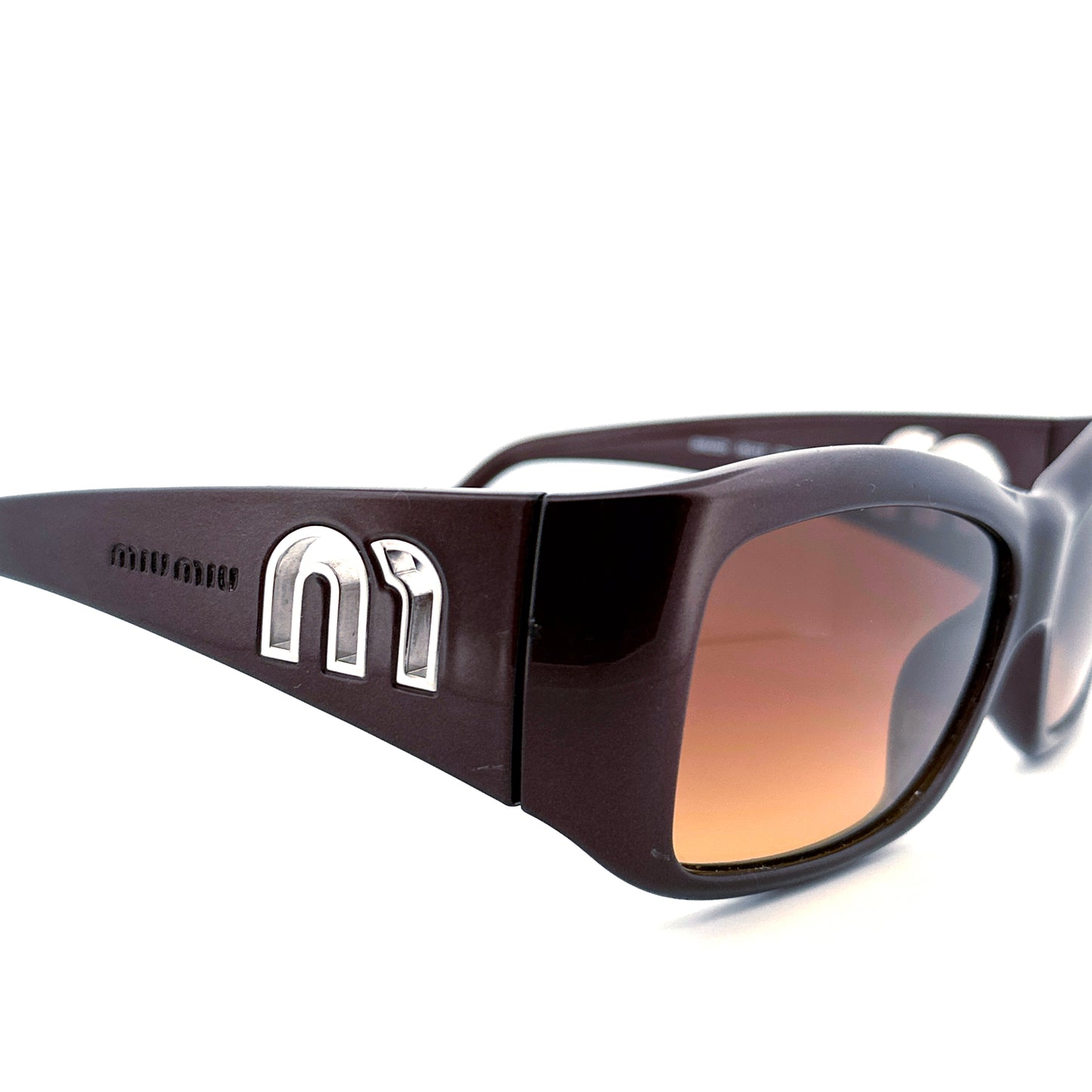 Vintage Y2K Miu Miu Glitter Sunglasses - Small/Medium - Made in Italy