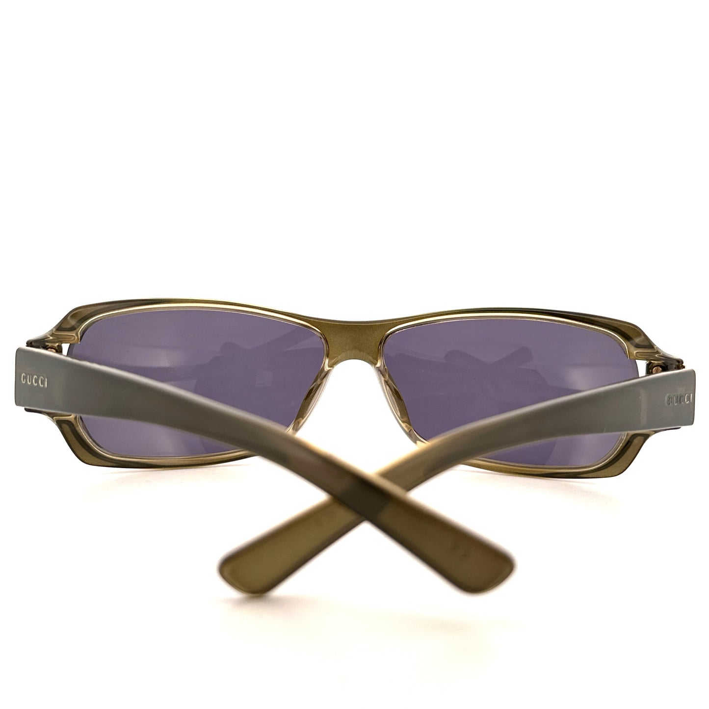 Vintage 90s GG 2547/S Gucci Clear Sunglasses - Medium - Made in Italy