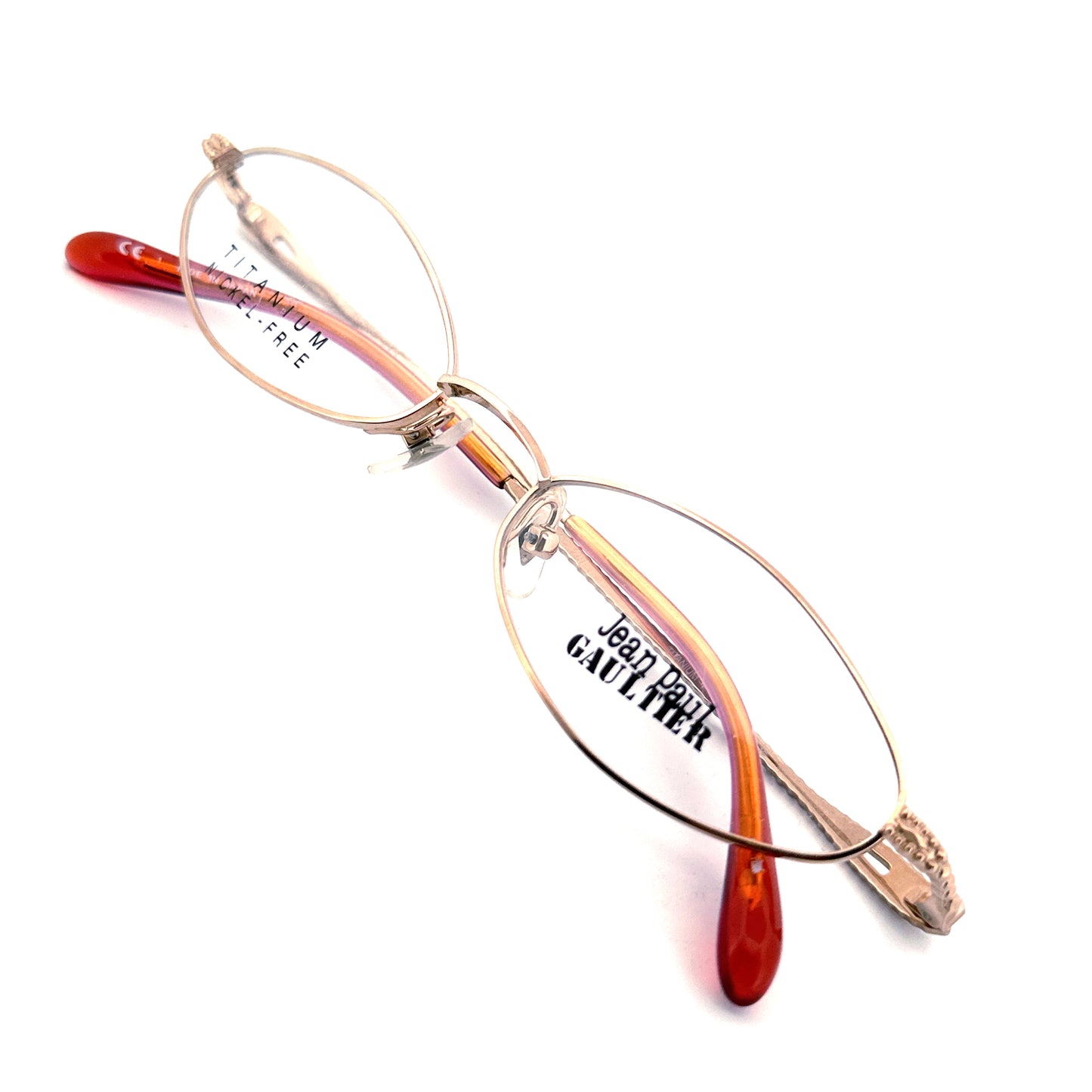 Vintage 90s Jean Paul Gaultier Eyeglasses Titanium - Medium - Made in Japan