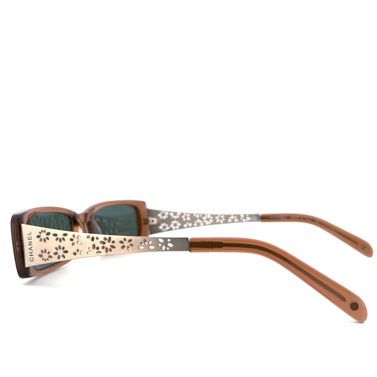Vintage 90s Chanel Flower 4173 Sunglasses - Small - Made in Italy