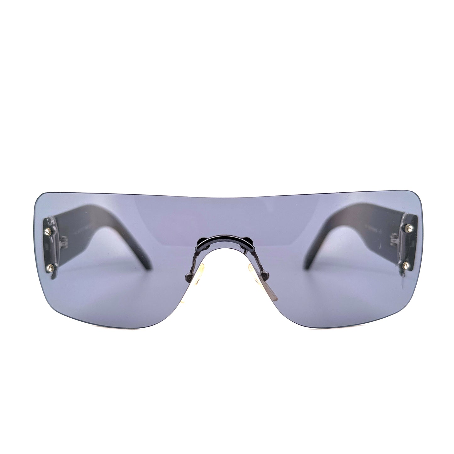 Vintage 90s GG 1194/S Gucci Clear Mask Sunglasses - Medium - Made in Italy
