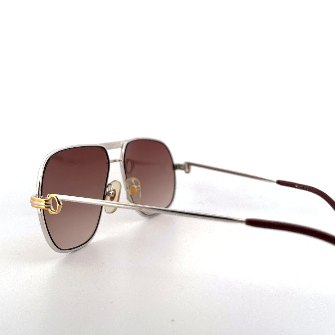 Vintage 1988 Cartier Tank Sunglasses Size Medium Made in France