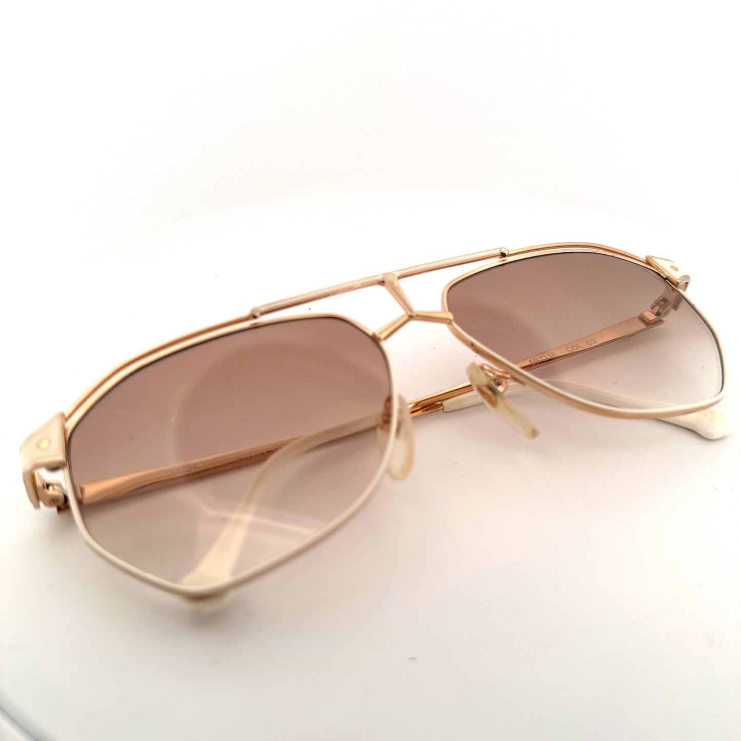 Vintage 90s MCM 6 Aviator Sunglasses - Large - Made in Germany