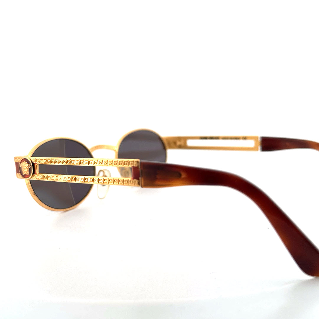 Vintage 90s Gianni Versace S68 Sunglasses - Medium - Made in Italy