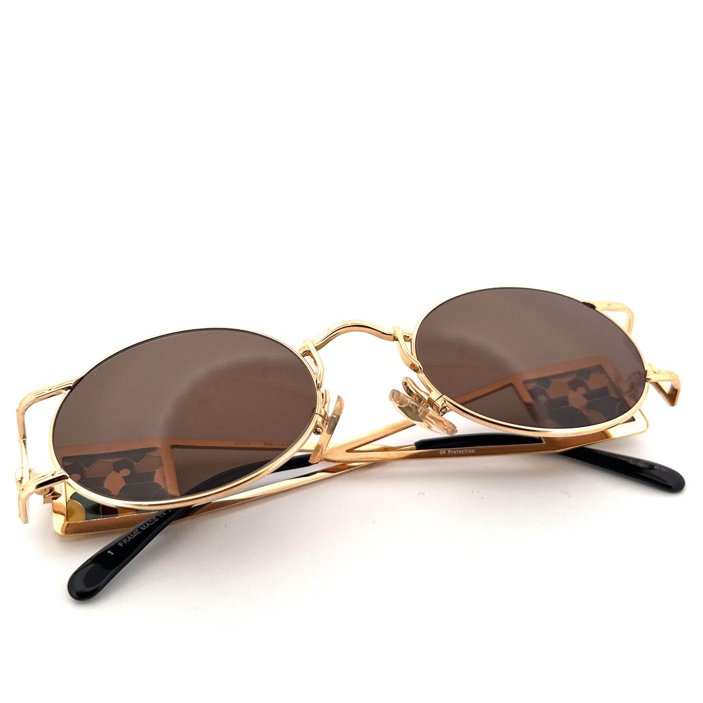 Vintage 90s Jean Paul Gaultier Oval Sunglasses Mod 56-4672 - Medium - JPG Made in Japan