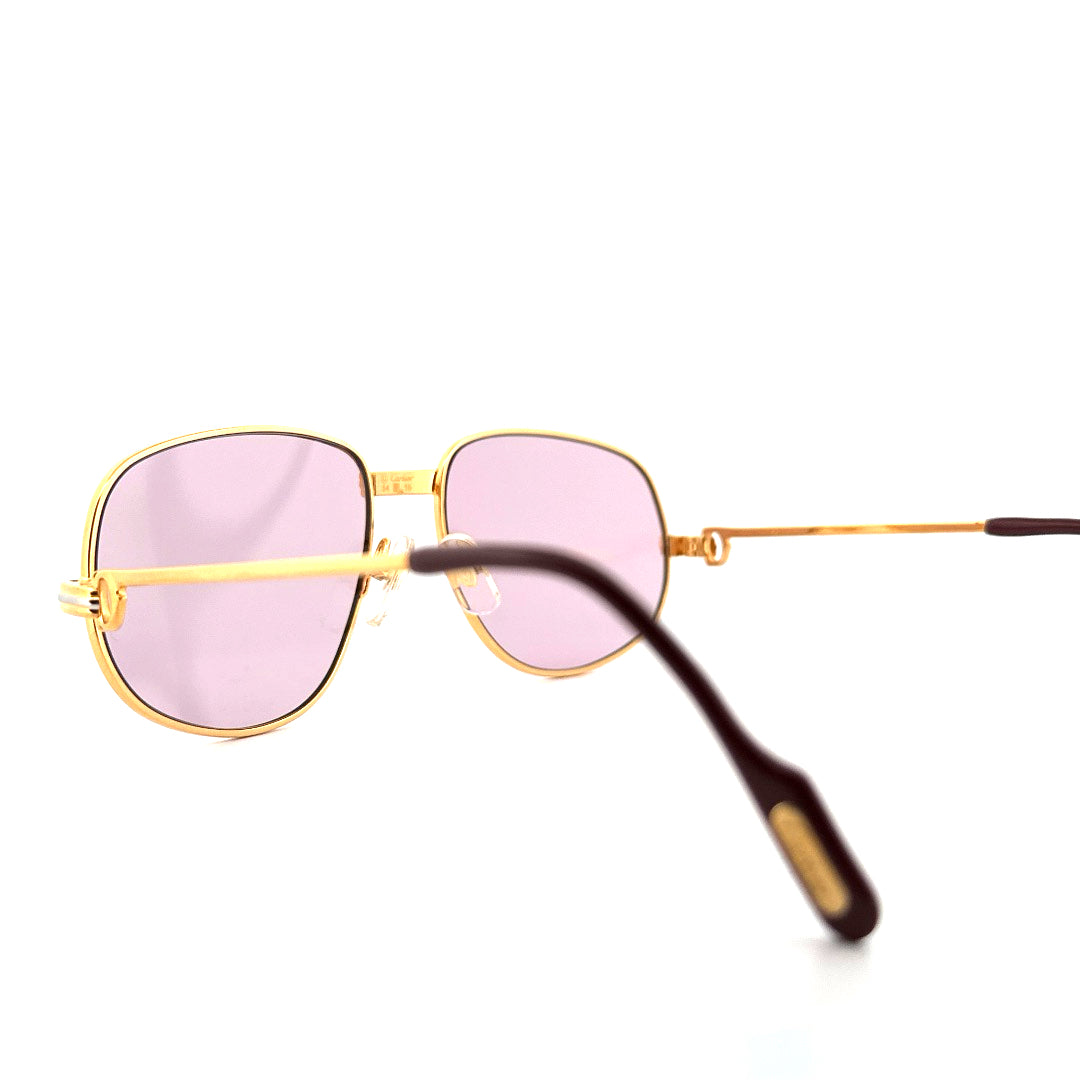 Vintage 80s Cartier Romance Sunglasses - Small/Medium - Made in France