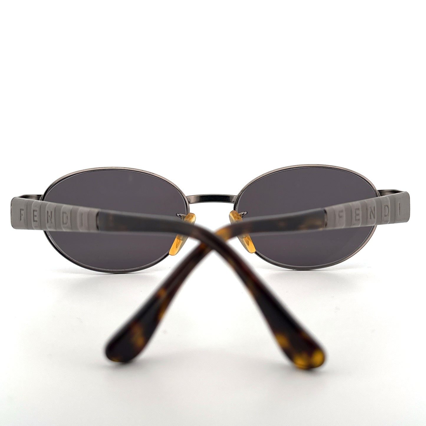 Vintage 90s Fendi Oval Sunglasses Mod SL 7166 - Medium - Made in Italy