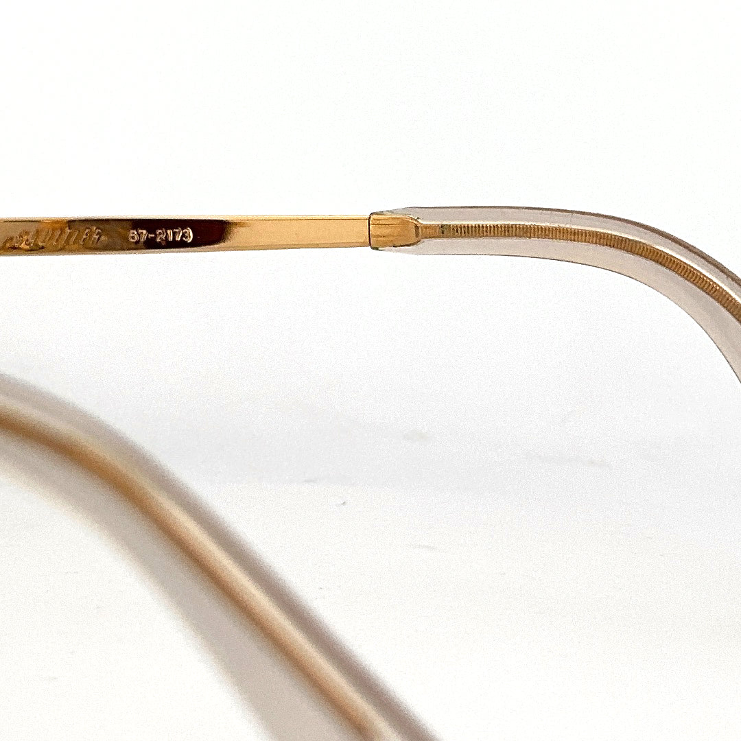 Vintage 90s Junior Gaultier 57-2173 Oval Sunglasses Made in Japan