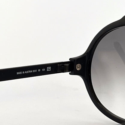 Vintage 80s Carrera Sunglasses Mod 5512 Miami Vice Black - Large - Made in Austria