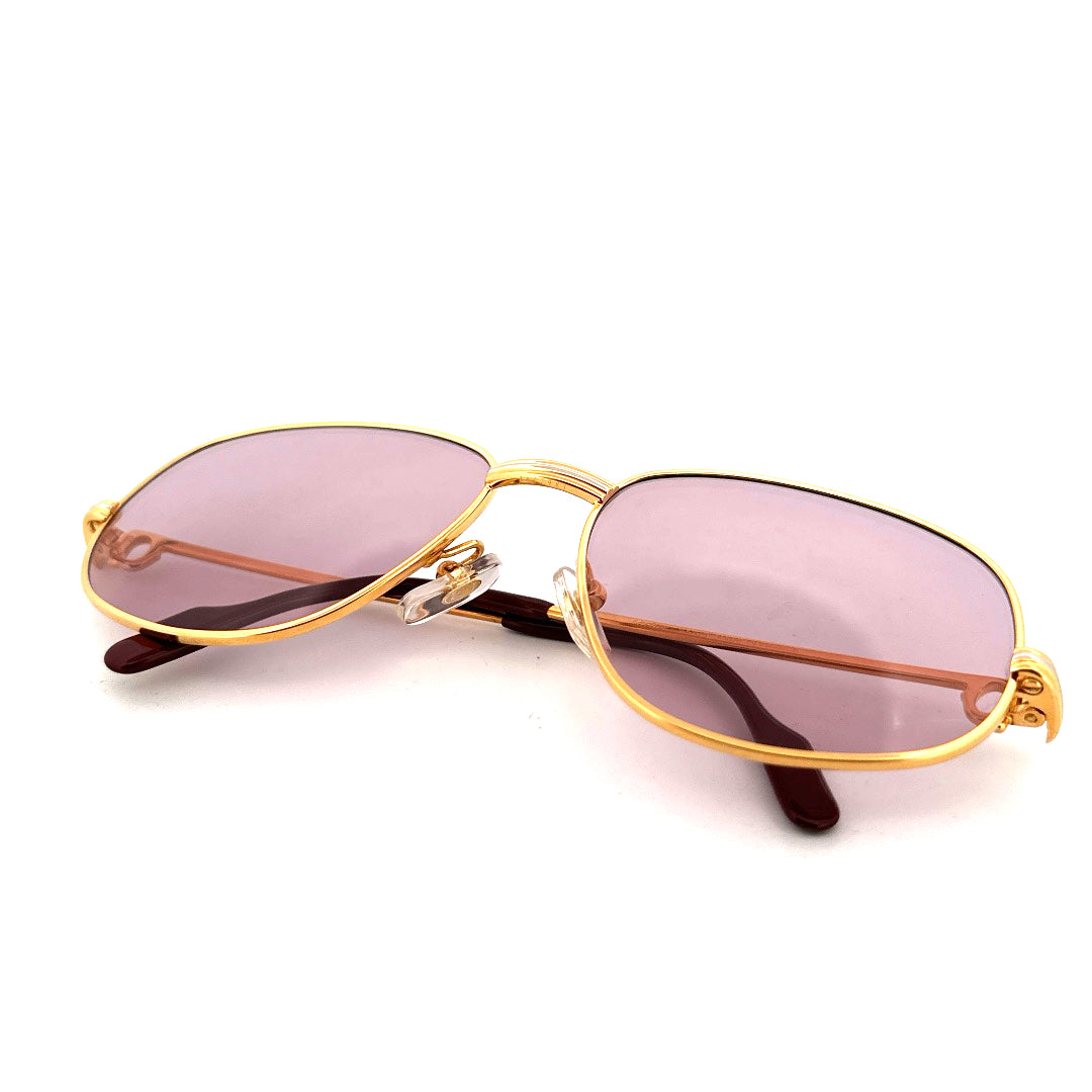 Vintage 80s Cartier Romance Sunglasses - Small/Medium - Made in France