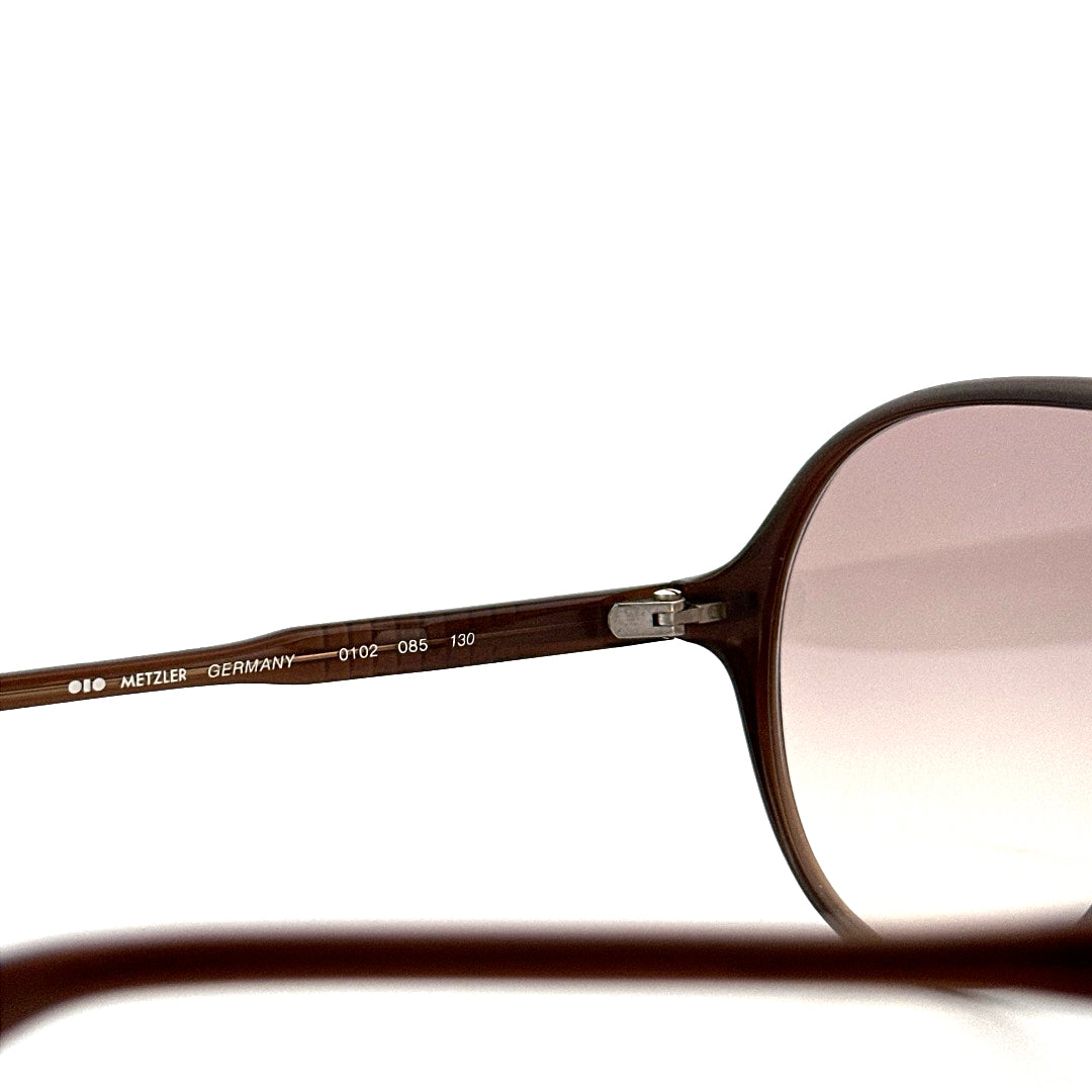 Vintage 80s Metzler Sports Sunglasses Mod 0102 Aviator - Large - Made in Germany
