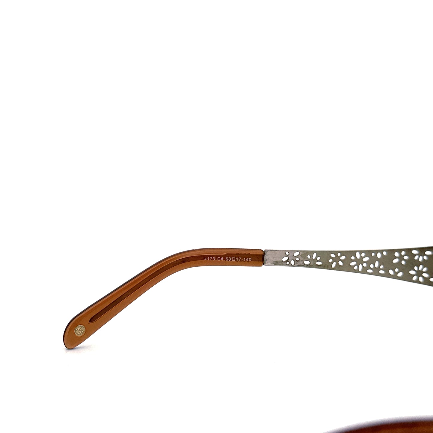Vintage 90s Chanel Flower 4173 Sunglasses - Small - Made in Italy