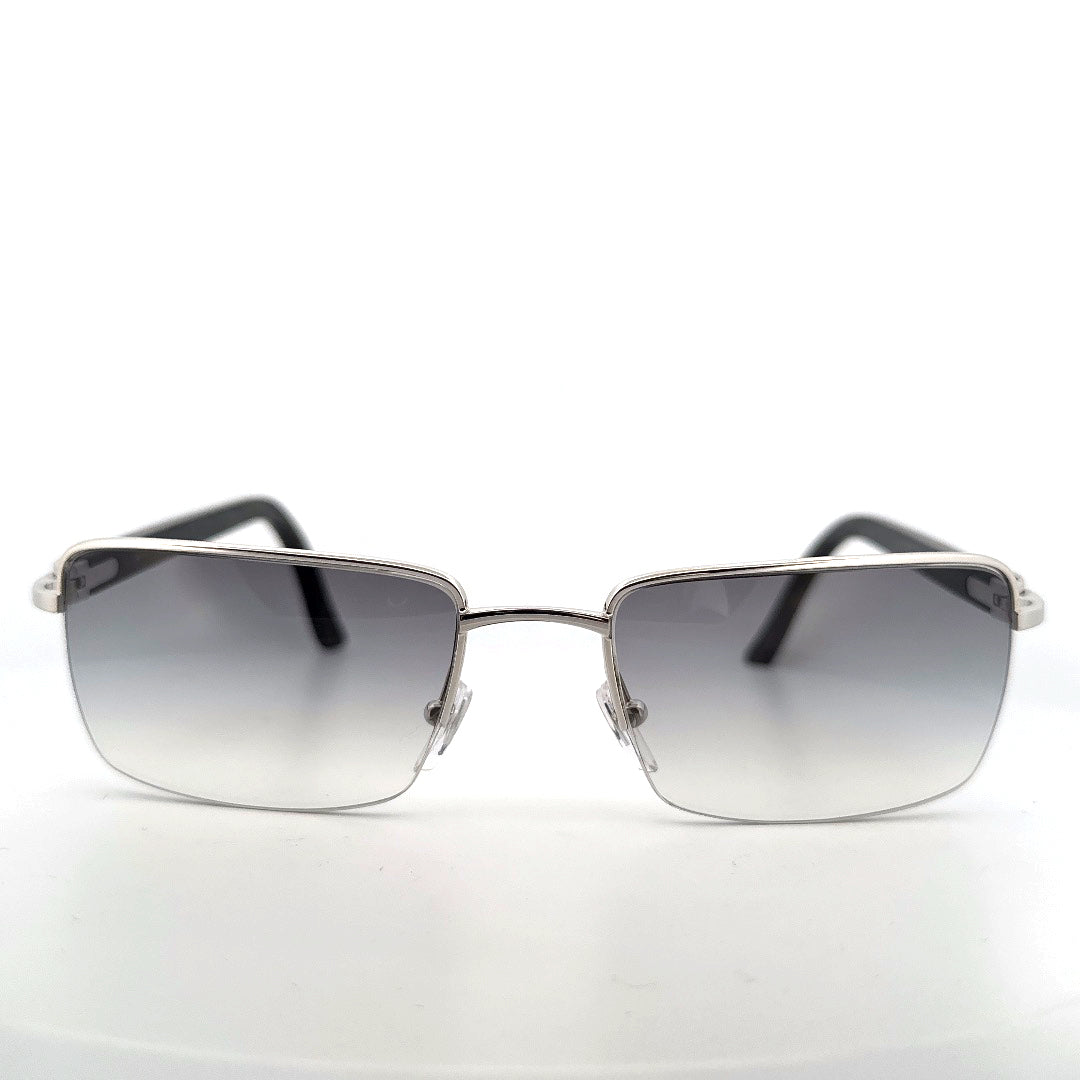 Vintage Cartier C Decor Sunglasses Mod Alghero Semi Rimless Size Medium Made in France
