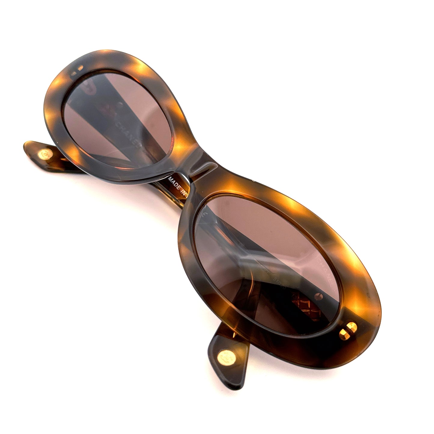 Rare Vintage 90s Chanel Sunglasses - Medium - Made in Italy