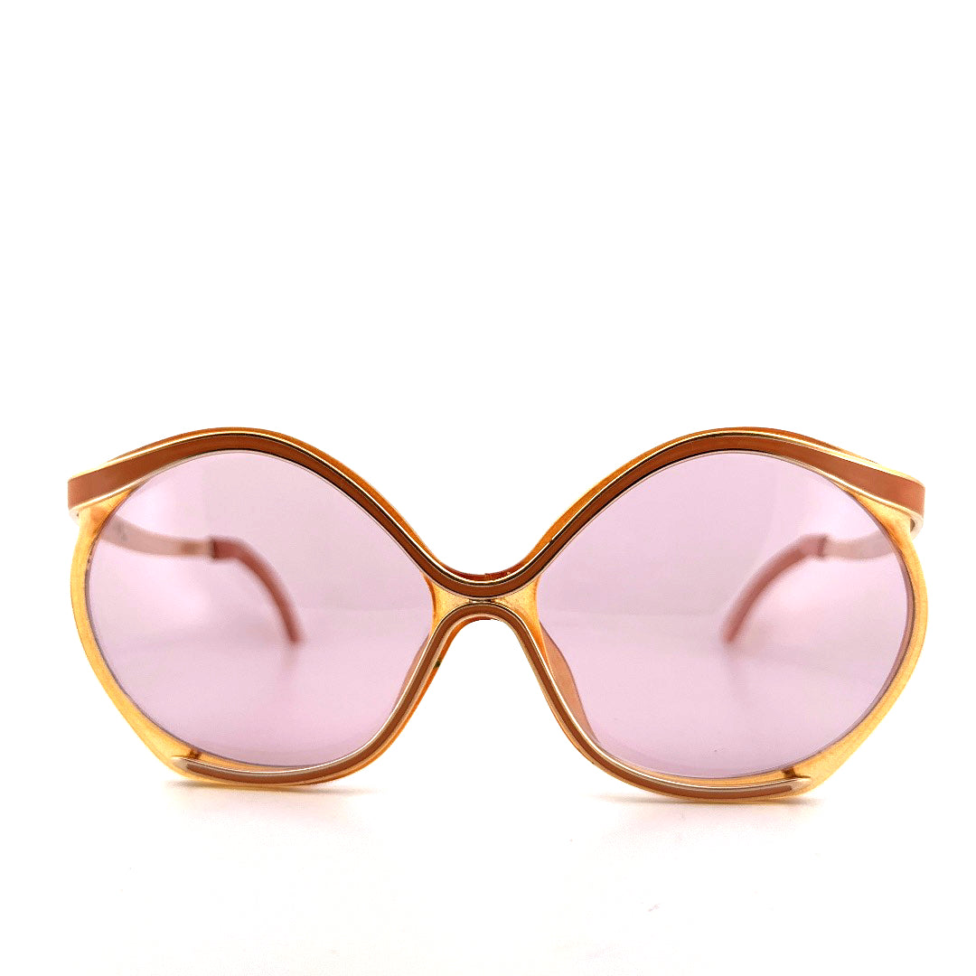 Vintage 70s Christian Dior 2085 Sunglasses Oversized Women's Medium Made in Austria